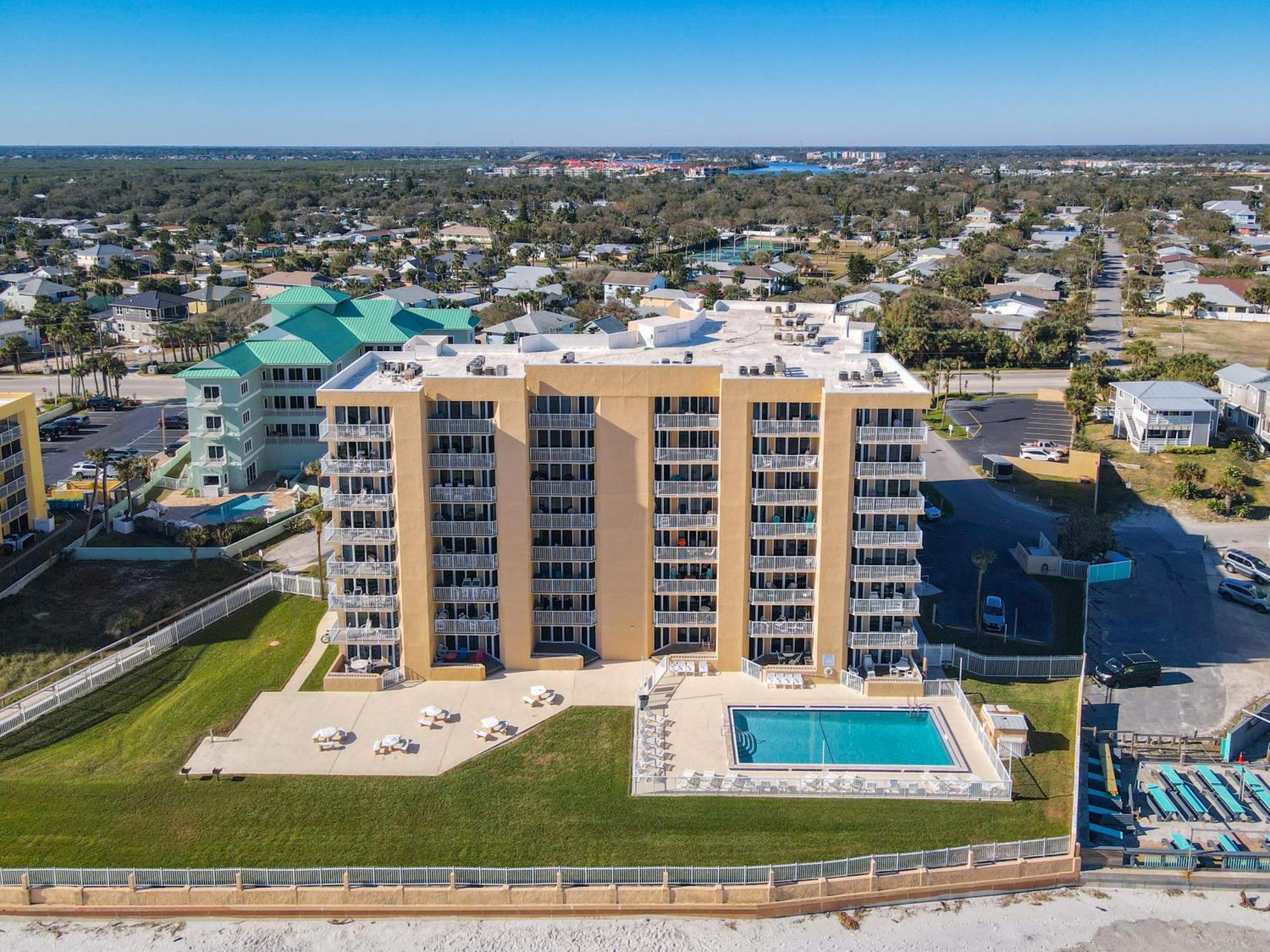 Beachfront Oceanview Unit - Pool & Steps To Flagler Ave Нью-Смірна-Біч Екстер'єр фото
