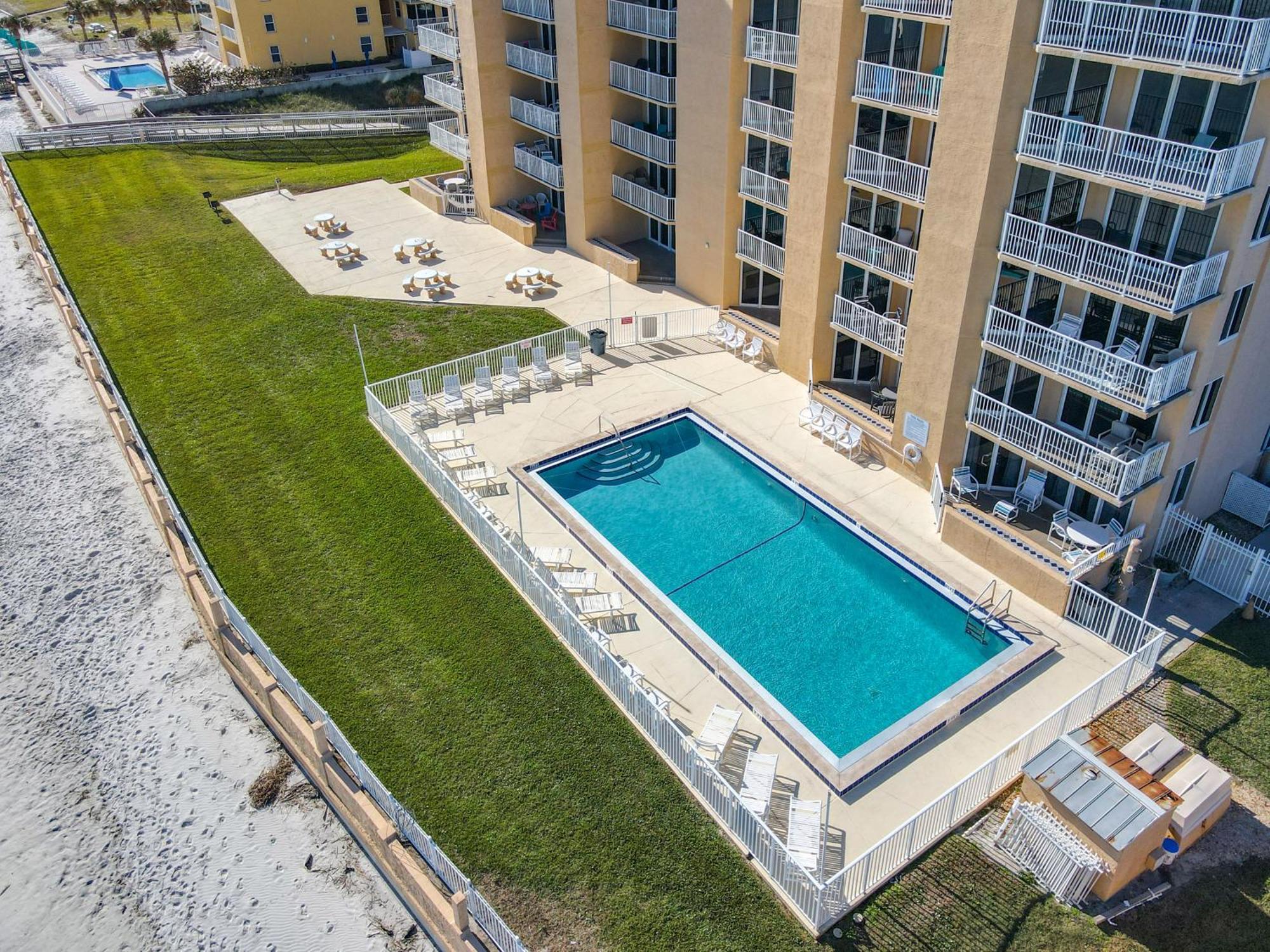 Beachfront Oceanview Unit - Pool & Steps To Flagler Ave Нью-Смірна-Біч Екстер'єр фото